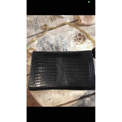 Pre-owned Charles Jourdan Leather Bag In Black