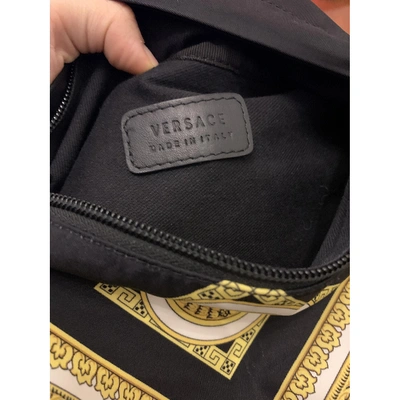 Pre-owned Versace Black Cloth Clutch Bag