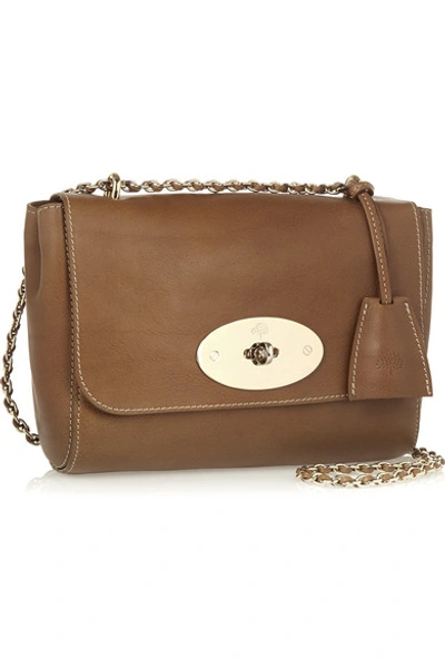 Shop Mulberry Lily Small Textured-leather Shoulder Bag