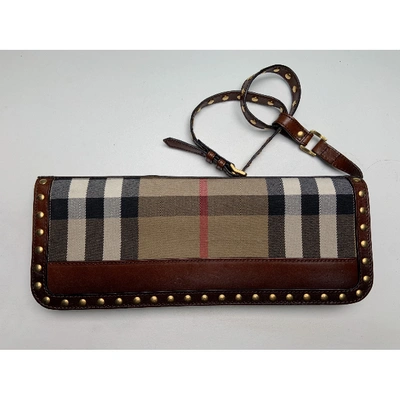 Pre-owned Burberry Leather Clutch Bag In Other