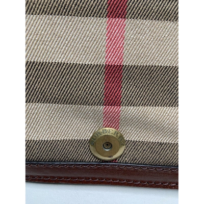 Pre-owned Burberry Leather Clutch Bag In Other