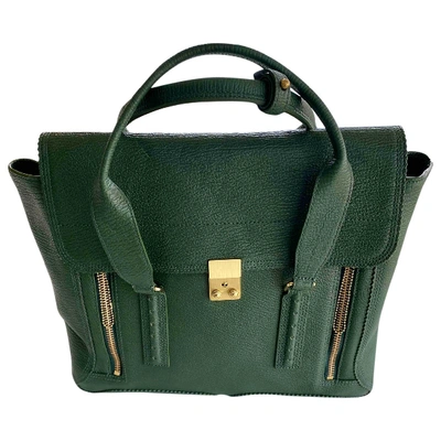 Pre-owned 3.1 Phillip Lim / フィリップ リム Pashli Leather Satchel In Green