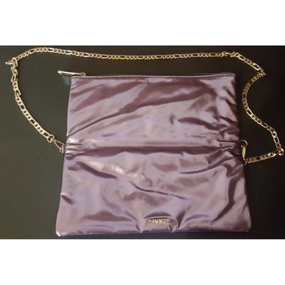 Pre-owned Pinko Clutch Bag In Purple