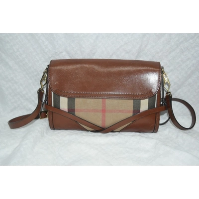 Pre-owned Burberry Brown Leather Handbag
