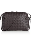 BOTTEGA VENETA Messenger small intrecciato leather shoulder bag