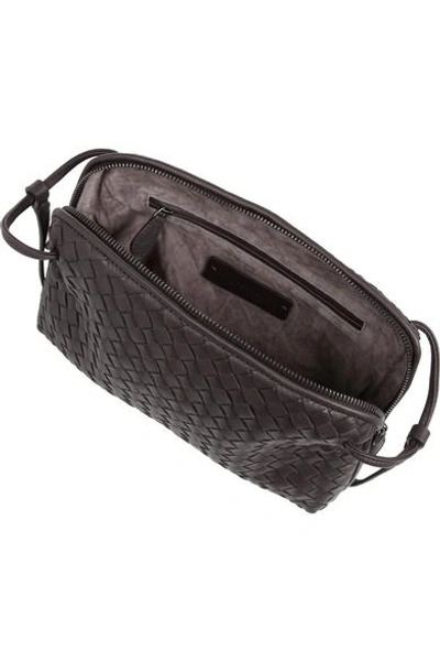 Shop Bottega Veneta Messenger Small Intrecciato Leather Shoulder Bag