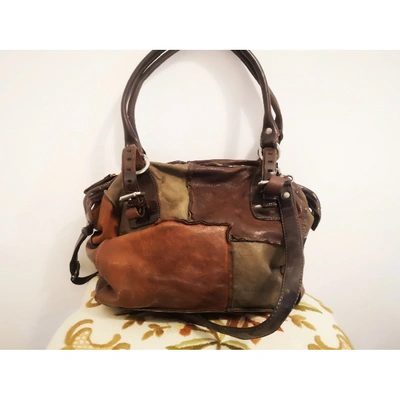Pre-owned As98 Leather Handbag In Multicolour