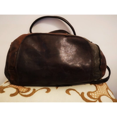 Pre-owned As98 Leather Handbag In Multicolour