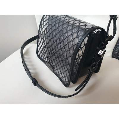Pre-owned Off-white Binder Black Handbag