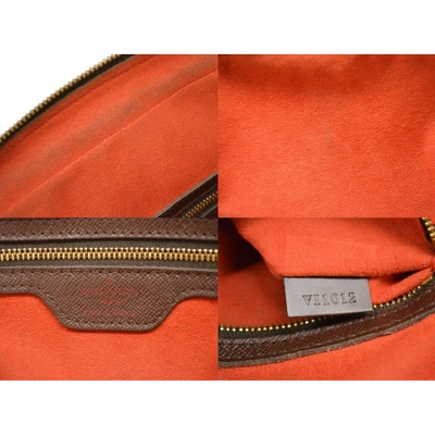 Brera cloth handbag Louis Vuitton Brown in Cloth - 35782834