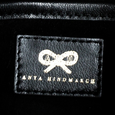 Pre-owned Anya Hindmarch Black Suede Clutch Bag
