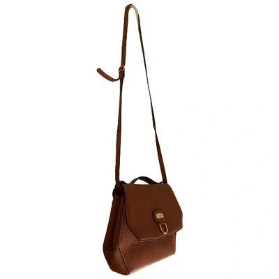 Pre-owned Courrèges Camel Leather Handbag