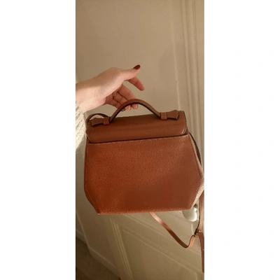 Pre-owned Courrèges Camel Leather Handbag