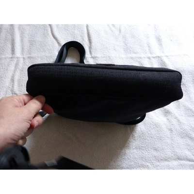 Pre-owned Cerruti 1881 Leather Crossbody Bag In Black