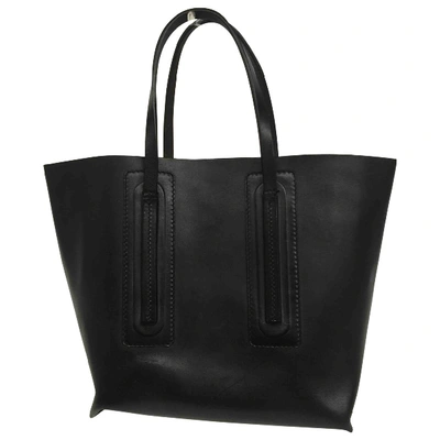 Pre-owned Rick Owens Leather Handbag In Black