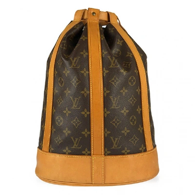 Pre-owned Louis Vuitton Randonnée Brown Cloth Handbag