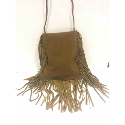 Pre-owned Saint Laurent Anita Crossbody Bag In Brown