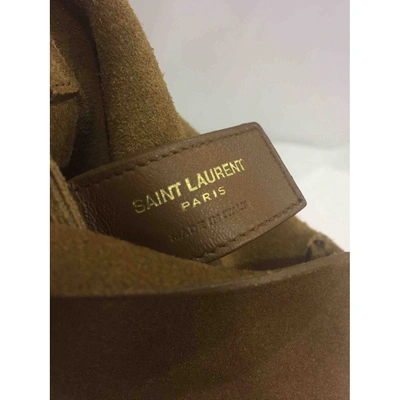 Pre-owned Saint Laurent Anita Crossbody Bag In Brown