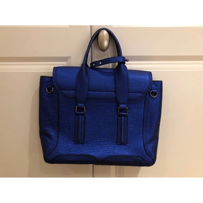 Pre-owned 3.1 Phillip Lim Pashli Blue Leather Handbag