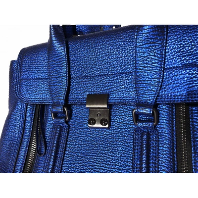 Pre-owned 3.1 Phillip Lim / フィリップ リム Pashli Blue Leather Handbag