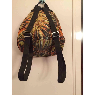 Pre-owned Just Cavalli Backpack In Orange