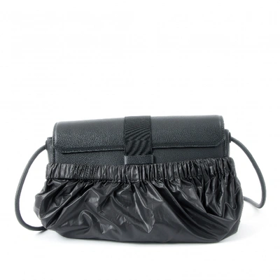 Pre-owned Christopher Kane Leather Crossbody Bag In Black