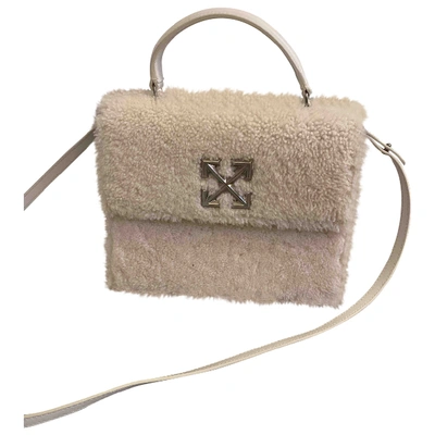 Pre-owned Off-white Shearling Handbag