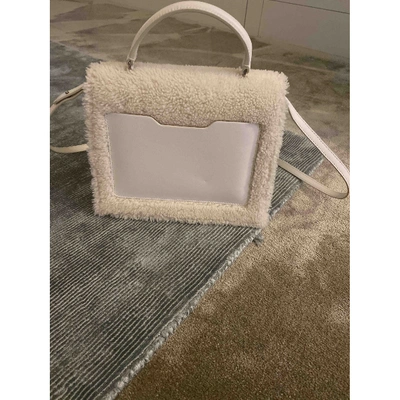 Pre-owned Off-white Shearling Handbag