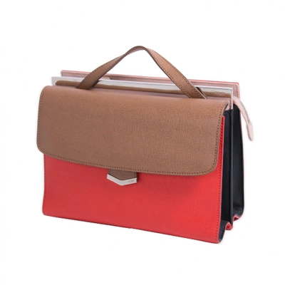 Pre-owned Fendi Demi Jour  Leather Handbag In Multicolour