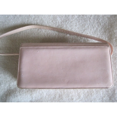 Pre-owned Charles Jourdan Leather Handbag In Pink