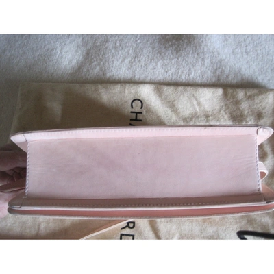 Pre-owned Charles Jourdan Leather Handbag In Pink