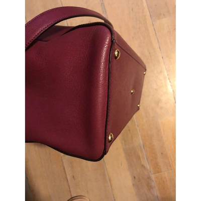 Pre-owned Fendi 2jours Leather Handbag In Pink