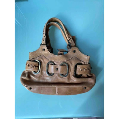 Pre-owned Barbara Bui Camel Leather Handbag