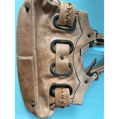 Pre-owned Barbara Bui Camel Leather Handbag