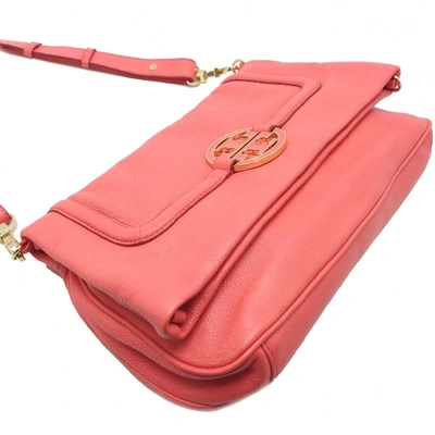 Pre-owned Tory Burch Pink Leather Handbag