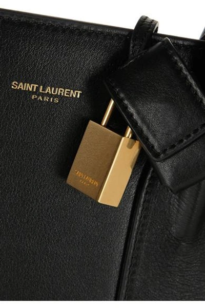 Shop Saint Laurent Sac De Jour Medium Leather Tote In Black