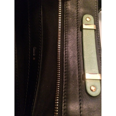 Pre-owned Chloé Alice Leather Crossbody Bag In Black