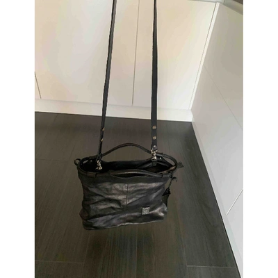 Pre-owned As98 Black Leather Handbag