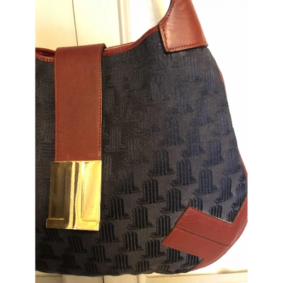 Pre-owned Lanvin Navy Cloth Handbag