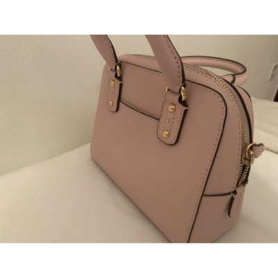 Pre-owned Michael Kors Leather Handbag In Pink