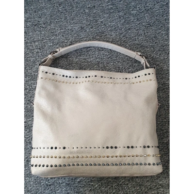 Pre-owned Christian Louboutin Leather Handbag In Beige