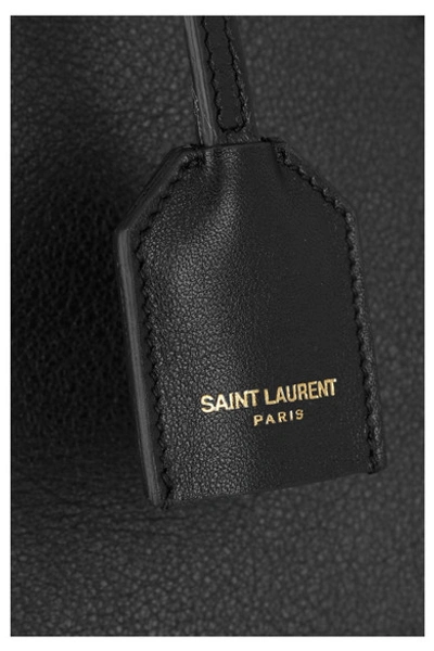 Shop Saint Laurent Monogramme Cabas Small Leather Tote