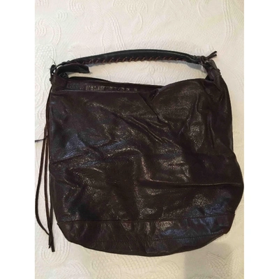 Pre-owned Balenciaga Day  Brown Leather Handbag