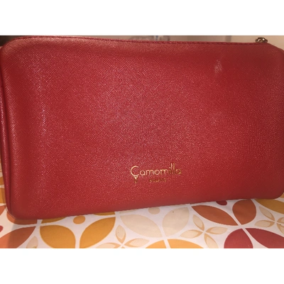 Pre-owned Camilla Pink Leather Clutch Bag