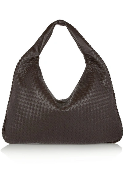 Bottega Veneta Maxi Veneta Intrecciato Leather Shoulder Bag