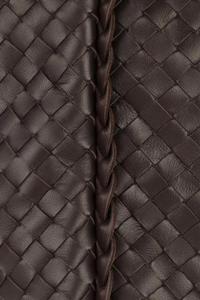 Shop Bottega Veneta Maxi Veneta Intrecciato Leather Shoulder Bag