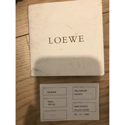 Pre-owned Loewe Handbag In Grey