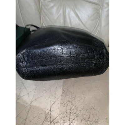Pre-owned Michael Kors Leather Handbag In Black