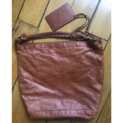 Pre-owned Balenciaga Day  Camel Leather Handbag