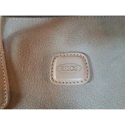 Pre-owned Bric's Beige Leather Handbag